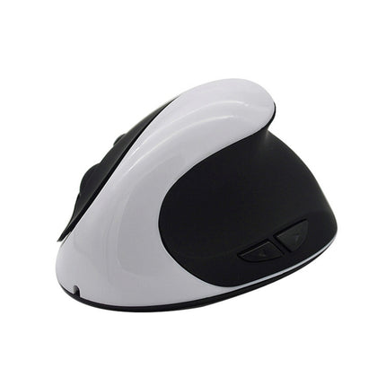 JSY-03 6 Keys Wireless Vertical Charging Mouse Ergonomic Vertical Optical Mouse(White)-garmade.com