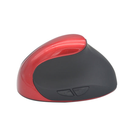JSY-03 6 Keys Wireless Vertical Charging Mouse Ergonomic Vertical Optical Mouse(Red)-garmade.com