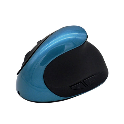 JSY-03 6 Keys Wireless Vertical Charging Mouse Ergonomic Vertical Optical Mouse(Blue)-garmade.com