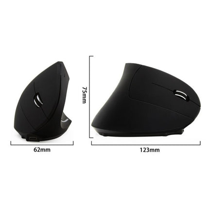 JS-5D 6 Keys 2.4G Ergonomic Vertical Mouse Cross-Border Wireless Charging Mouse(Wireless Charging Type)-garmade.com