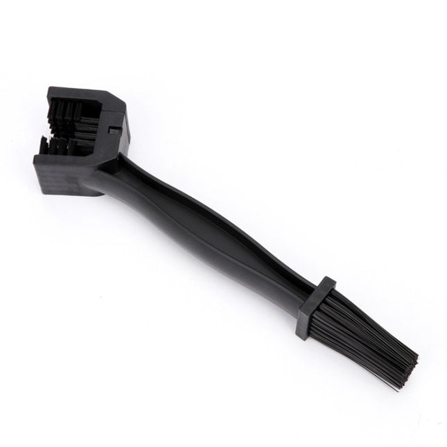 5 PCS BG-7168 Bicycle And Motorcycle Cleaning Brush Three-Sided Chain Brush, Colour: Black-garmade.com