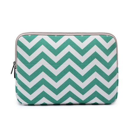 LiSEN LS-525 Wavy Pattern Notebook Liner Bag, Size: 12 inches(Light Green)-garmade.com