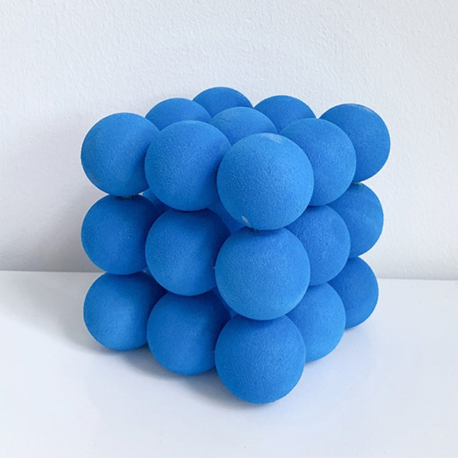 Blue Ball Rubik Cube Studio Background Ornament Photo Props-garmade.com
