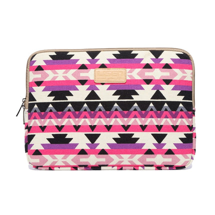 LiSEN LS-518 Lingge Pattern Laptop Computer Liner Bags, Size: 13 inch(Rose Red Pattern Geometry)-garmade.com