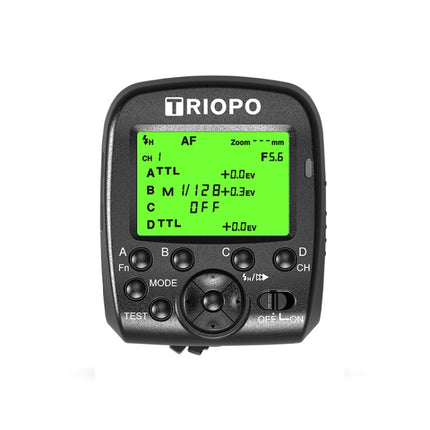 TRIOPO G1 Remote Control TTL Wireless Trigger 2.4GHz Wireless Transmitter For Canon / Nikon Camera(Black)-garmade.com