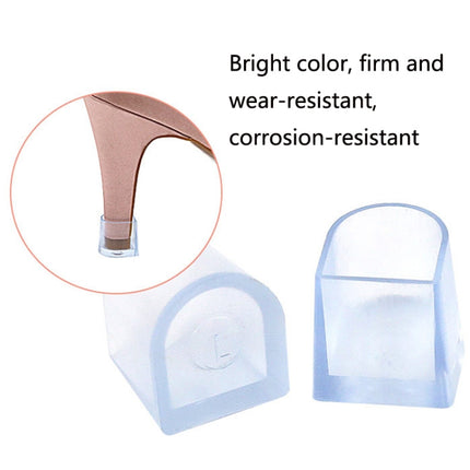 10 Pairs Dancing Shoes Protective Cover Wear-Resistant Heel Cover(L)-garmade.com