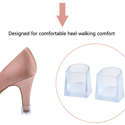 10 Pairs Dancing Shoes Protective Cover Wear-Resistant Heel Cover(L)-garmade.com