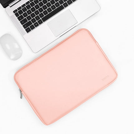 Baona BN-Q001 PU Leather Laptop Bag, Colour: Pink, Size: 15/15.6 inch-garmade.com