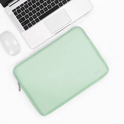 Baona BN-Q001 PU Leather Laptop Bag, Colour: Mint Green, Size: 15/15.6 inch-garmade.com