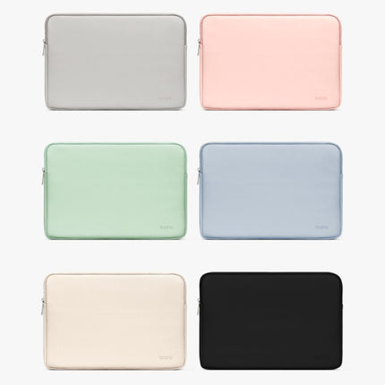 Baona BN-Q001 PU Leather Laptop Bag, Colour: Sky Blue + Power Bag, Size: 15/15.6 inch-garmade.com