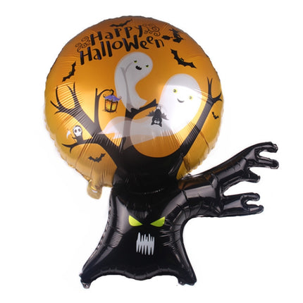 Halloween Aluminum Film Balloon Party Decoration,Style: Ghost Tree-garmade.com