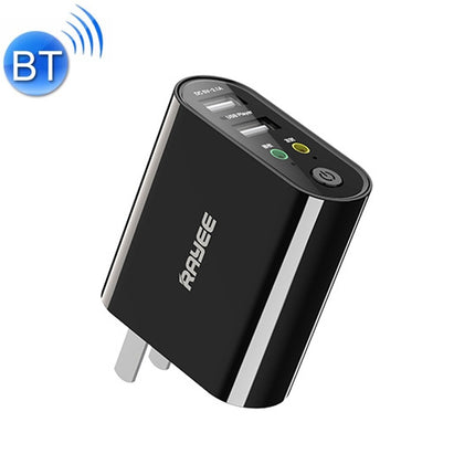 RAYEE K8 Bluetooth 5.0 Audio Receiver & Transmitter 2 in 1 Adapter Support 2.1A Fast Charge U Disk, US Plug-garmade.com