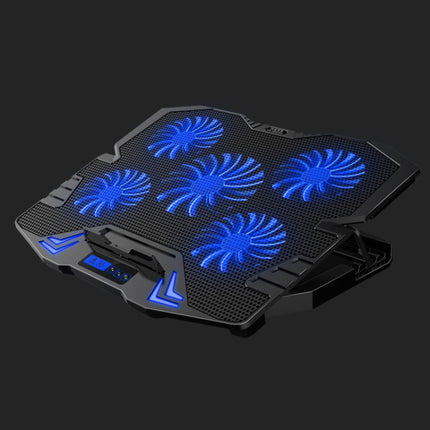 ICE COOREL K5 Laptop Radiator Computer Cooling Bracket, Colour: Touch Version (Black Blue)-garmade.com