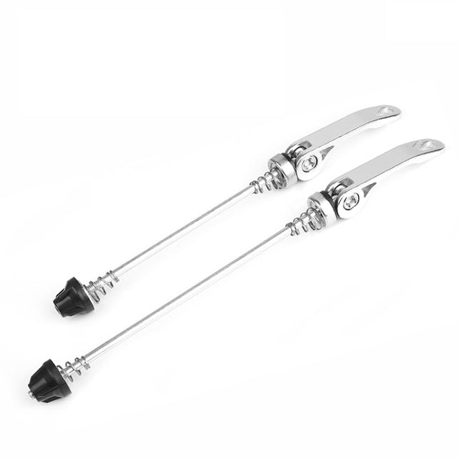 3 Sets BG-M5147 Mountain Bike Hub With Long Quick Release Lever(Silver)-garmade.com