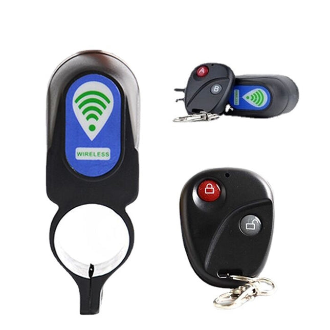 BG-262A Bicycle Remote Control Alarm Anti-Theft Alarm Car Lock(Black)-garmade.com