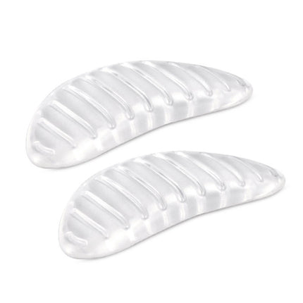 5 Pairs Striped Arch Support Pads Flat Feet Non-Slip Insoles Massage Foot Pads(Transparent)-garmade.com