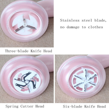 Rechargeable Hair Ball Trimmer Shaving Pompom, Colour: Pink Three-blade Knife Head-garmade.com