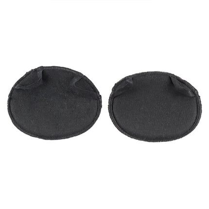 5 Pairs Invisible And Comfortable Sponge Thickened Half Pad Sweat-Absorbent And Breathable Forefoot Pad(Two Toe Black)-garmade.com