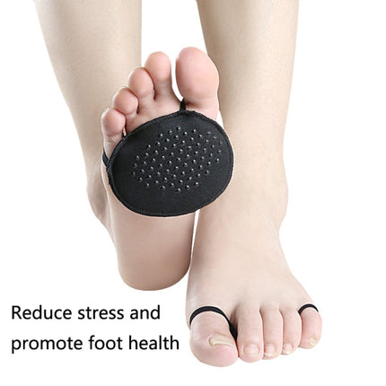 5 Pairs Invisible And Comfortable Sponge Thickened Half Pad Sweat-Absorbent And Breathable Forefoot Pad(Two Toe Skin)-garmade.com