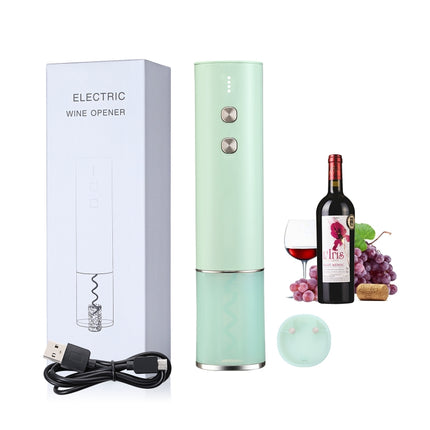 Electric Opener Stainless Steel Mini Red Wine Bottle Opener, Colour: BY266 Brunette Green-garmade.com