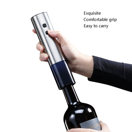 Electric Opener Stainless Steel Mini Red Wine Bottle Opener, Colour: BY266 Transparent Shell-garmade.com