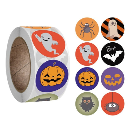 Halloween Stickers Gift Decoration Baking Cake Packaging Labels, Size: 2.5cm / 1 Inch(A-125)-garmade.com