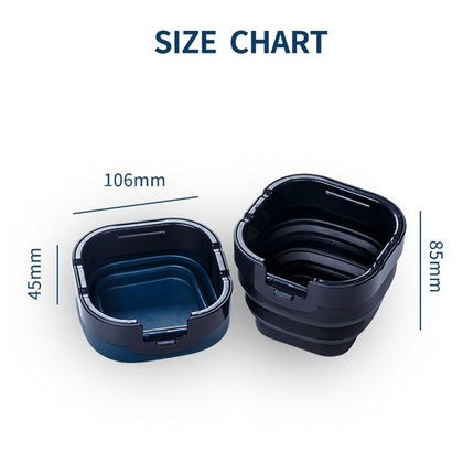 Folding Bucket Paint Box Multi-Function Palette Watercolor Humidor Portable Painting Tool(Blue)-garmade.com