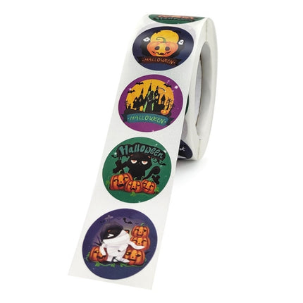 Halloween Childrens Toy Stickers Gift Decoration Gift Sealing Stickers, Size: 2.5cm / 1 Inch(K-89-R1)-garmade.com