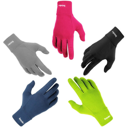 BOODUN B271054 Outdoors Ridding Full Finger Gloves Mountaineering Silicone Sliding Touch Screen Gloves, Size: M(Fluorescent Green)-garmade.com