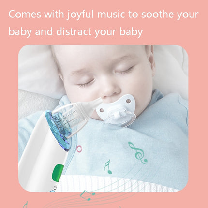 FY-B202 Electric Baby Nasal Aspirator Baby Mouth-suction Nose Cleaner(White)-garmade.com