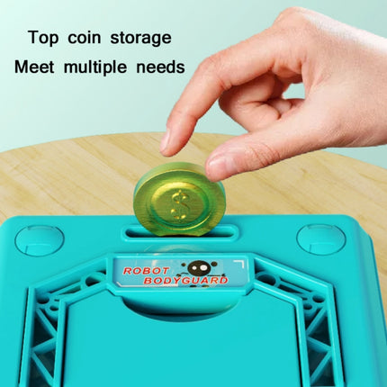 Children Cartoon Simulation Fingerprint Unlock Password Piggy Bank, Specification:Battery (Blue)-garmade.com