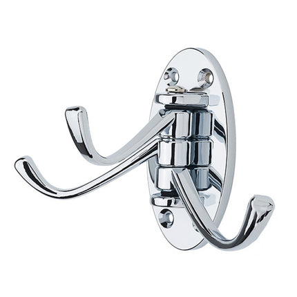 8231 180 Degree Movable Coat Hook Bathroom Hook, Color: Chrome-garmade.com