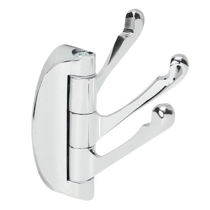 8231 180 Degree Movable Coat Hook Bathroom Hook, Color: Chrome-garmade.com