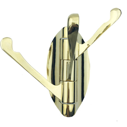 8231 180 Degree Movable Coat Hook Bathroom Hook, Color: Gold-garmade.com