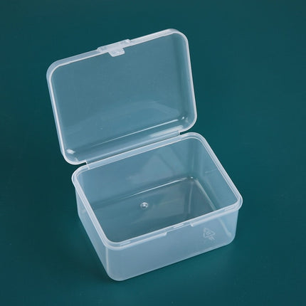 20 PCS Rectangular Plastic Box Transparent Stationery Storage Box PP Tool Parts Accessories Box-garmade.com