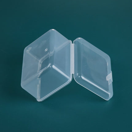 20 PCS Rectangular Plastic Box Transparent Stationery Storage Box PP Tool Parts Accessories Box-garmade.com