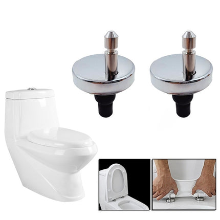 1 Pair 3903 Zinc Alloy Toilet Seat Hinge Installation Nut Quick Release Installation Screw(Toilet Cover Accessories)-garmade.com