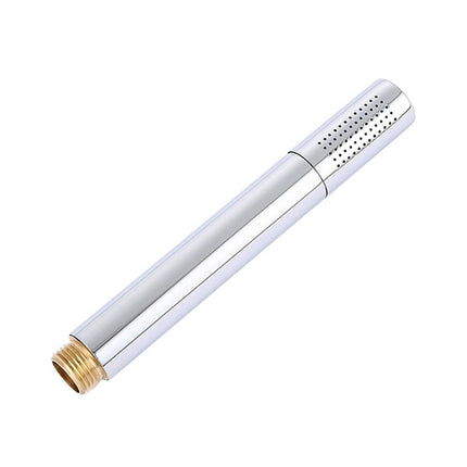 Brass Stainless Steel Hand-Held Pressurized Shower Head(Round)-garmade.com