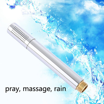 Brass Stainless Steel Hand-Held Pressurized Shower Head(Round)-garmade.com