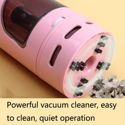 XCQ-01 Multifunctional Desktop Vacuum Cleaner with Pencil Sharpener Function(Pink)-garmade.com