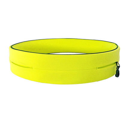 Invisible Running Waist Bag Outdoor Sport Mobile Phone Bag, Size: S(Fluorescent Yellow)-garmade.com