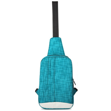 Waterproof Shoulder Messenger Bag Outdoor Chest Bag(Blue)-garmade.com