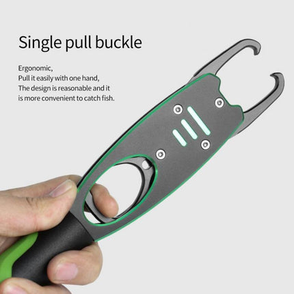 Multifunctional Fish Control Device Aluminum Alloy Lengthened Road Sub Pliers(With Scale Fish Control Device (Blue))-garmade.com