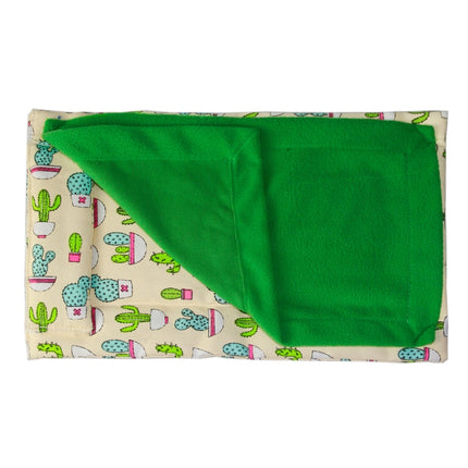 Gecko Lizard Reptile Sleeping Bag With Pillow Hamster Pet Sleeping Bag (Green)-garmade.com