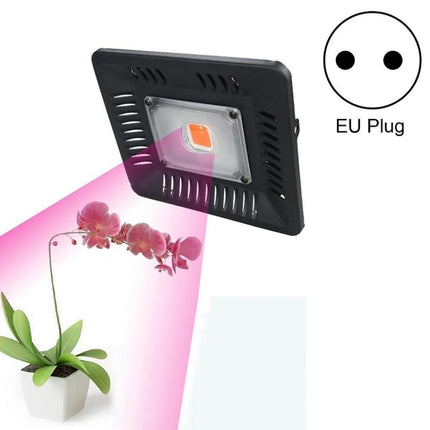 50W Ultra-Thin LED Plant Light, Full Spectrum COB Growth Light, Vegetable, Fruit & Flower Greenhouse Fill Light With Plug, Specification:EU Plug-garmade.com