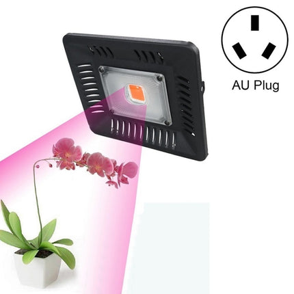 50W Ultra-Thin LED Plant Light, Full Spectrum COB Growth Light, Vegetable, Fruit & Flower Greenhouse Fill Light With Plug, Specification:AU Plug-garmade.com