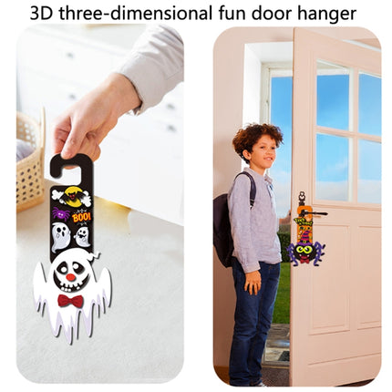 1 Sets Children Cartoon Halloween Decoration Door Hanging Stickers Holiday DIY Game Emoticons(Vampire)-garmade.com