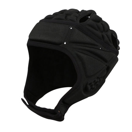 1933 Soft Football Helmet Sport Roller Skating Protective Cap(Black (No Logo))-garmade.com