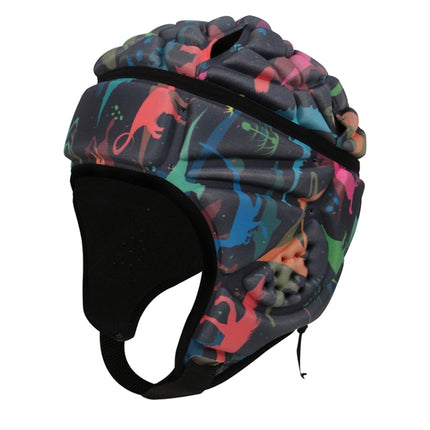 1933 Soft Football Helmet Sport Roller Skating Protective Cap(Extreme Color)-garmade.com