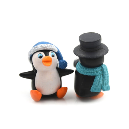 2 Sets Winter Penguin Doll Mobile Phone Pendant Toy Fleshy Decoration, Specification:Set of 4-garmade.com